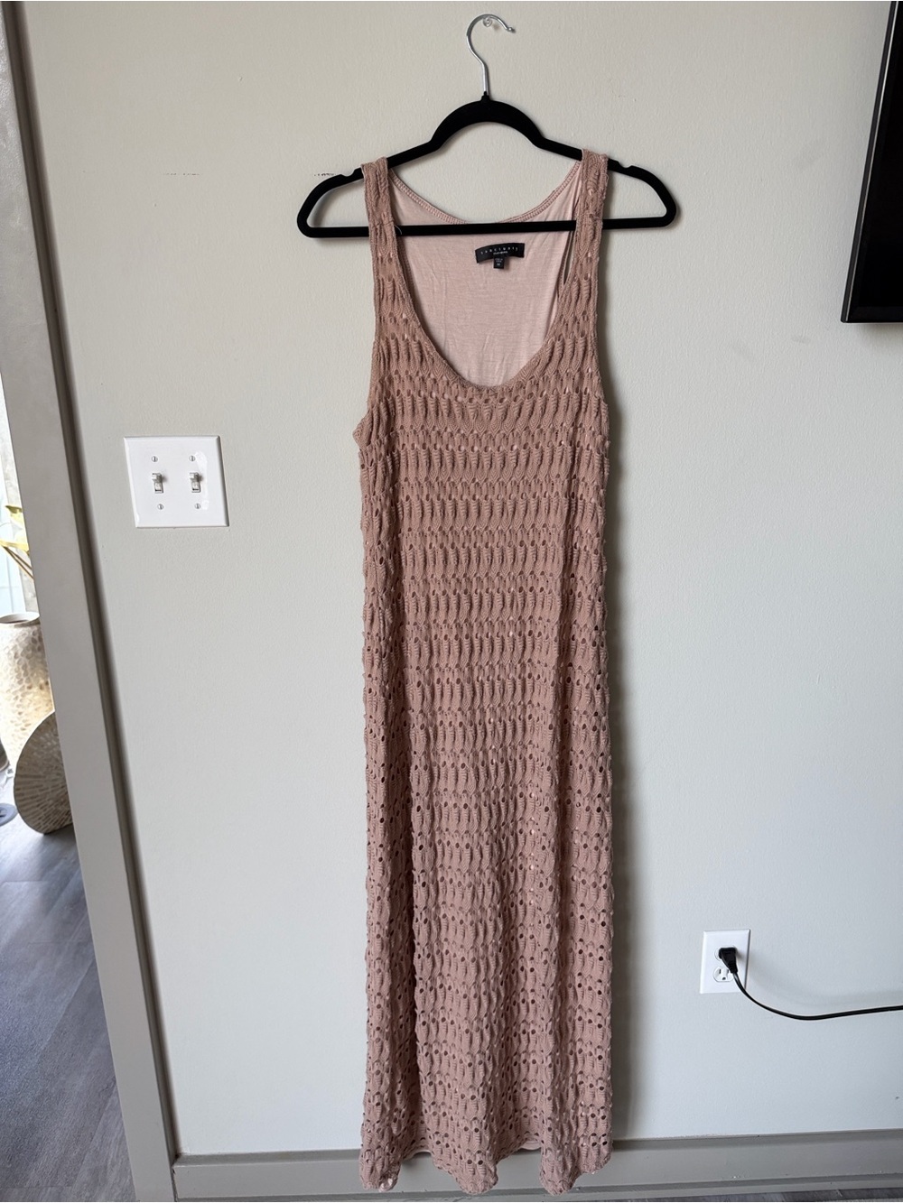 Sanctuary Crochet Overlay Maxi Dress